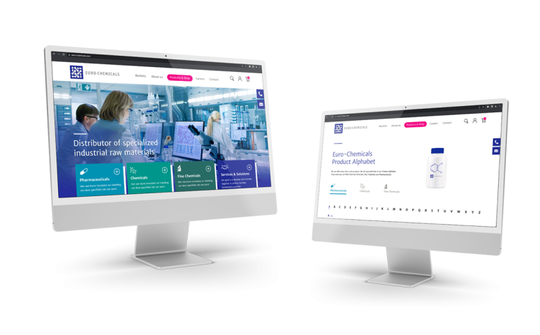 EC Mock up nieuwe website combi